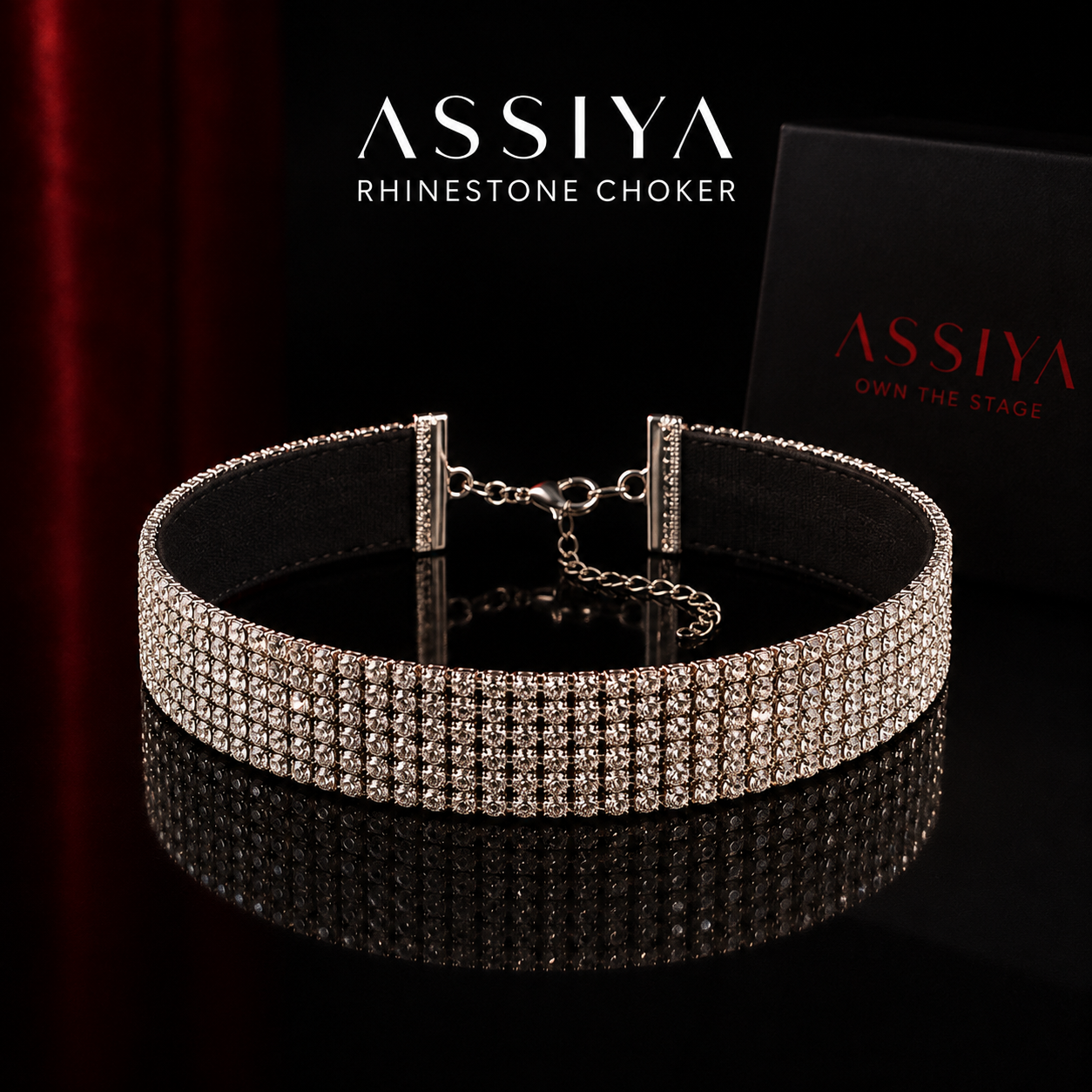 ASSIYA Rhinestone Choker