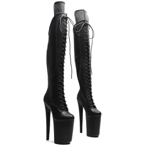 23CM Snake Platform Pole Dance Boots