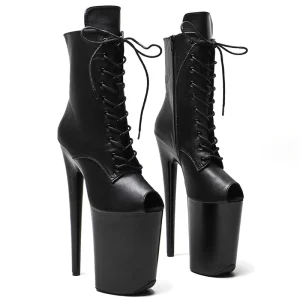 23CM Open Toe Platform Heels
